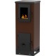 Wood burning stove Alfa Plam Vulkan S  Brown 4kW, Log | Wood Burning Stoves | Stoves |