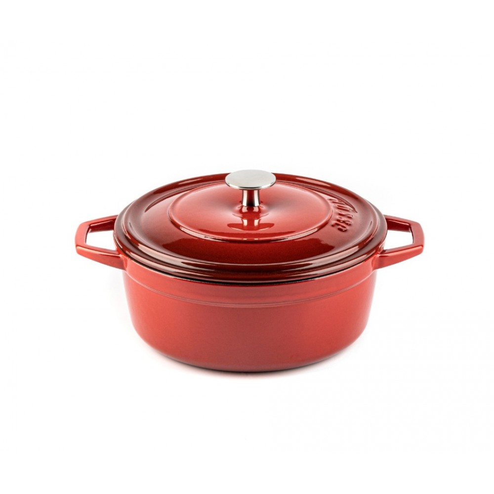Panela funda de ferro fundido Hosse, Rubin, Ф20