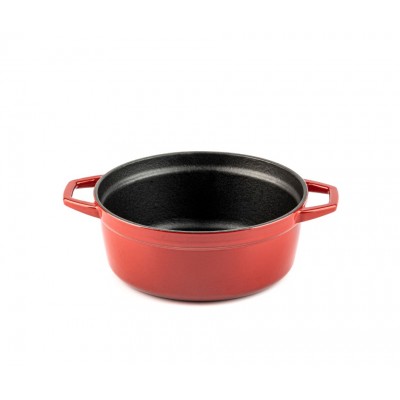 Panela funda de ferro fundido Hosse, Rubin, Ф20 - Panela de ferro fundido