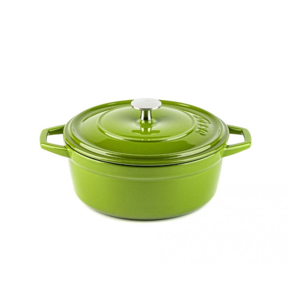Panela funda de ferro fundido Hosse, Bamboo, Ф20