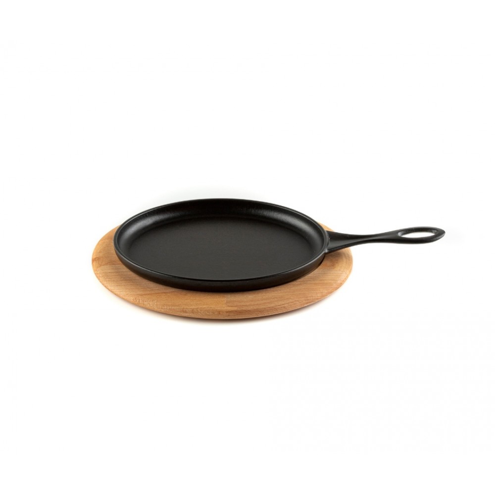 Descanso de madeira para frigideira de ferro fundido oval Hosse HSFT1825 | Todos os produtos |  |