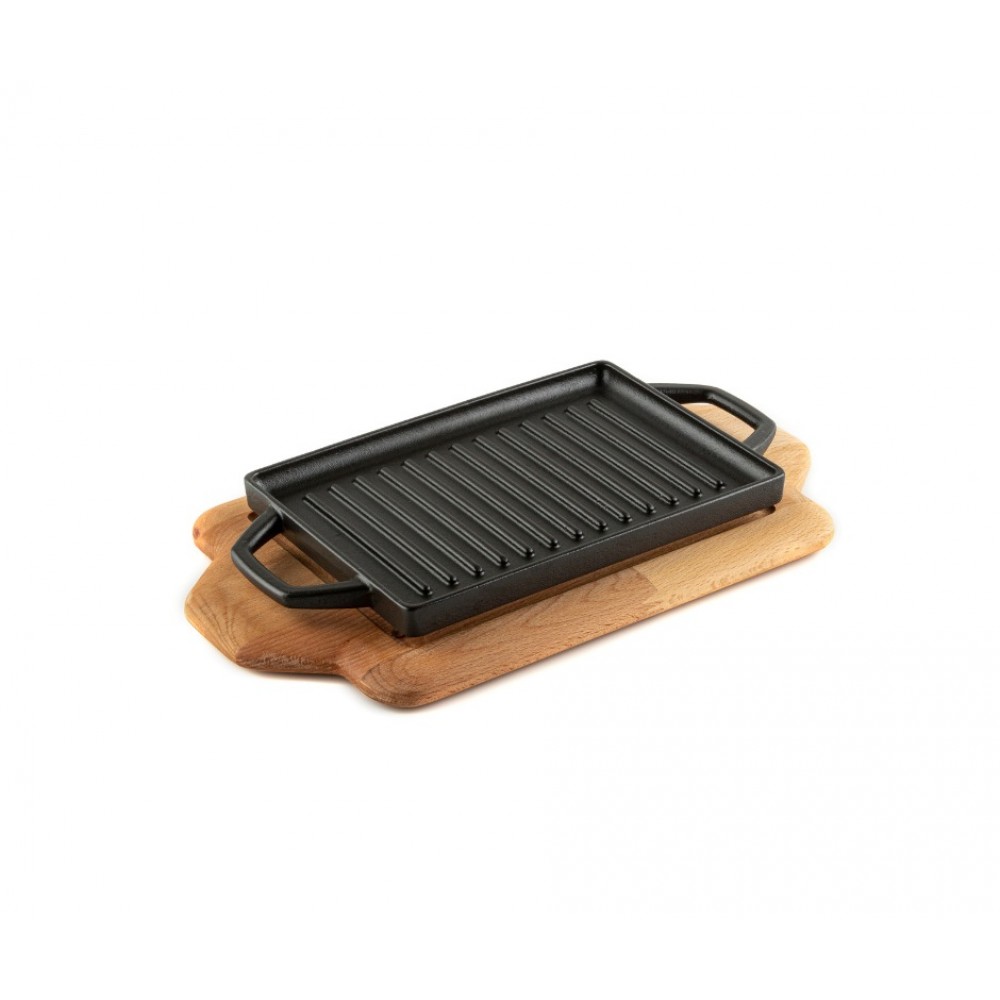 Descanso de madeira para mini placa de ferro fundido Hosse HSDDHP1522 | Todos os produtos |  |