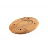Descanso de madeira para uma placa oval Solagio HSOISK1728, 17x28cm