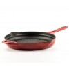 Frigideira de grelha em ferro fundido esmaltada Solagio, Rubin, Ф28cm