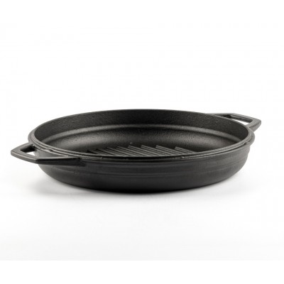 Frigideira de grelha em ferro fundido esmaltada Hosse, Black Onyx, Ф22cm - Produtos para comparar