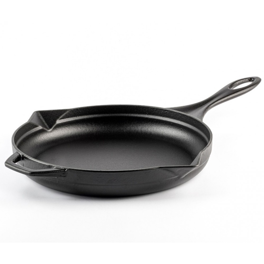 Frigideira de ferro fundido esmaltada Hosse, Black Onyx, Ф28cm