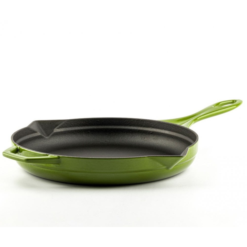 Frigideira de ferro fundido esmaltada Hosse, Bamboo, Ф28cm