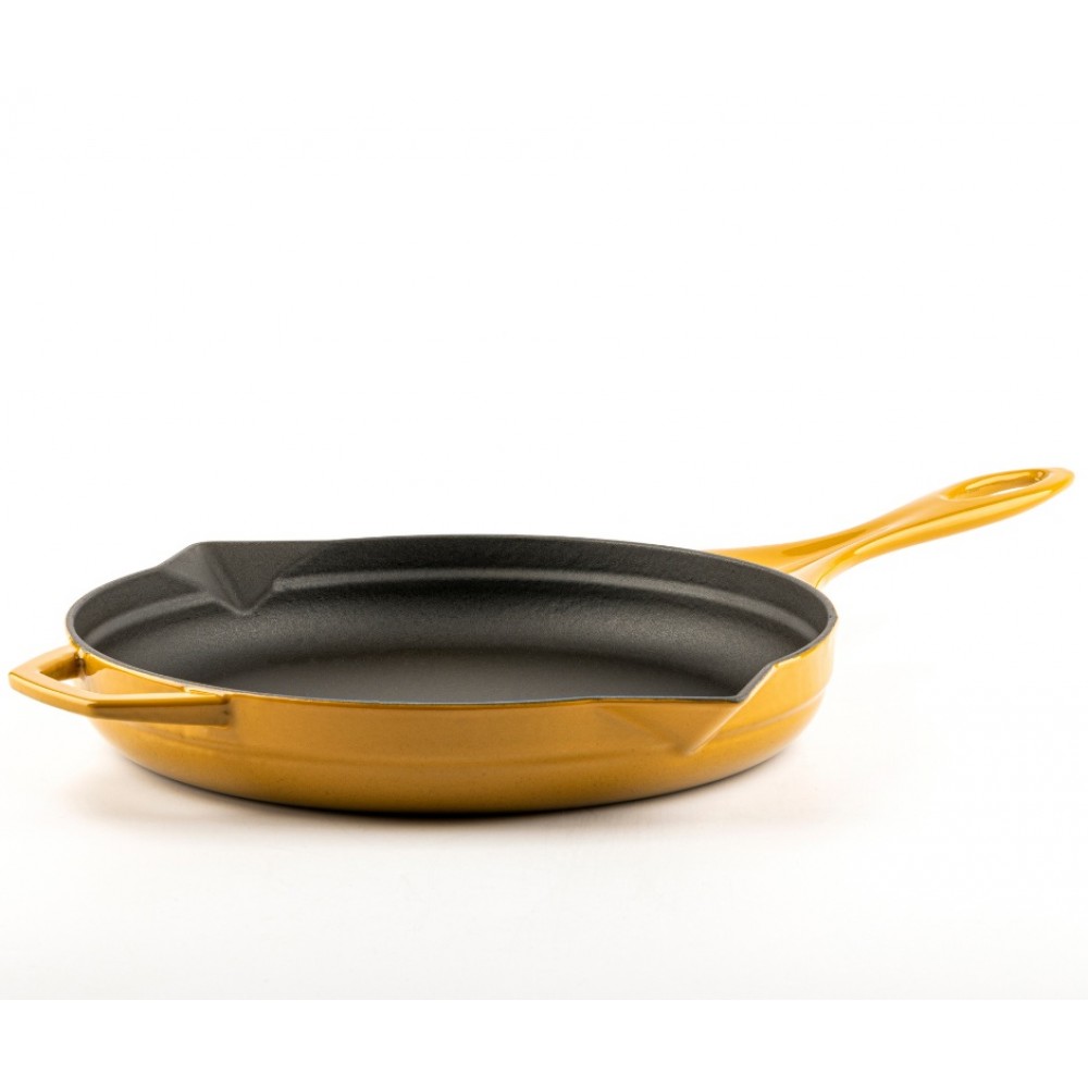 Frigideira de ferro fundido esmaltada Hosse, Dijon, Ф28cm