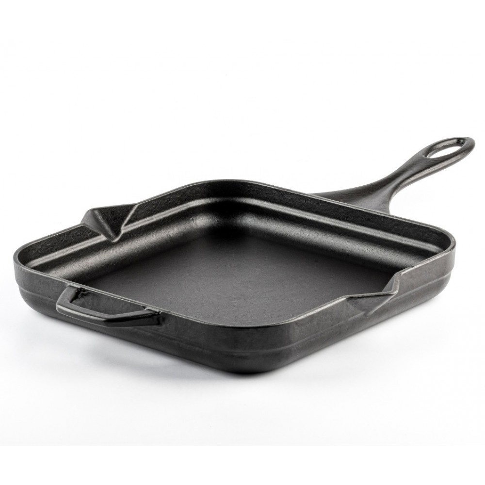 Frigideira de ferro fundido esmaltada Hosse, Black Onyx, 28x28cm