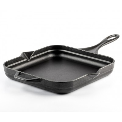 Frigideira de ferro fundido esmaltada Hosse, Black Onyx, 28x28cm - Produtos para comparar