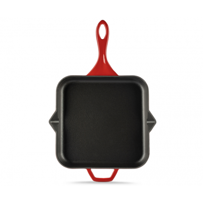 Frigideira de ferro fundido esmaltada Hosse, Rubin, 28x28cm - Produtos para comparar