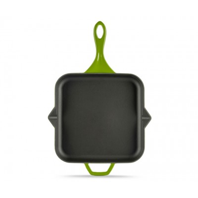 Frigideira de ferro fundido esmaltada Hosse, Bamboo, 28x28cm - Produtos para comparar