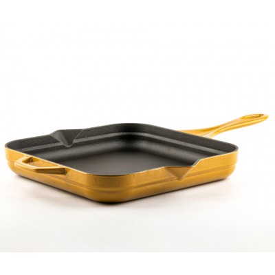 Frigideira de ferro fundido esmaltada Hosse, Dijon, 28x28cm - Produtos para comparar