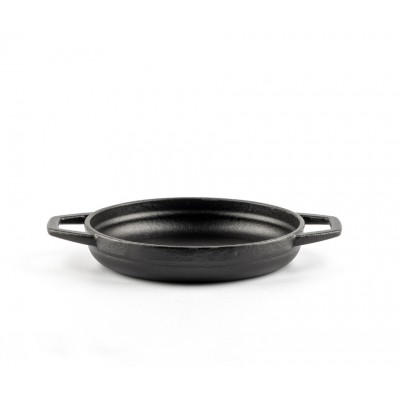 Frigideira de ferro fundido com duas alças esmaltada Hosse, Black Onyx, Ф16cm - Produtos para comparar