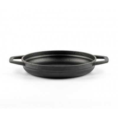Frigideira de ferro fundido com duas alças esmaltada Hosse, Black Onyx, Ф19cm - Produtos para comparar