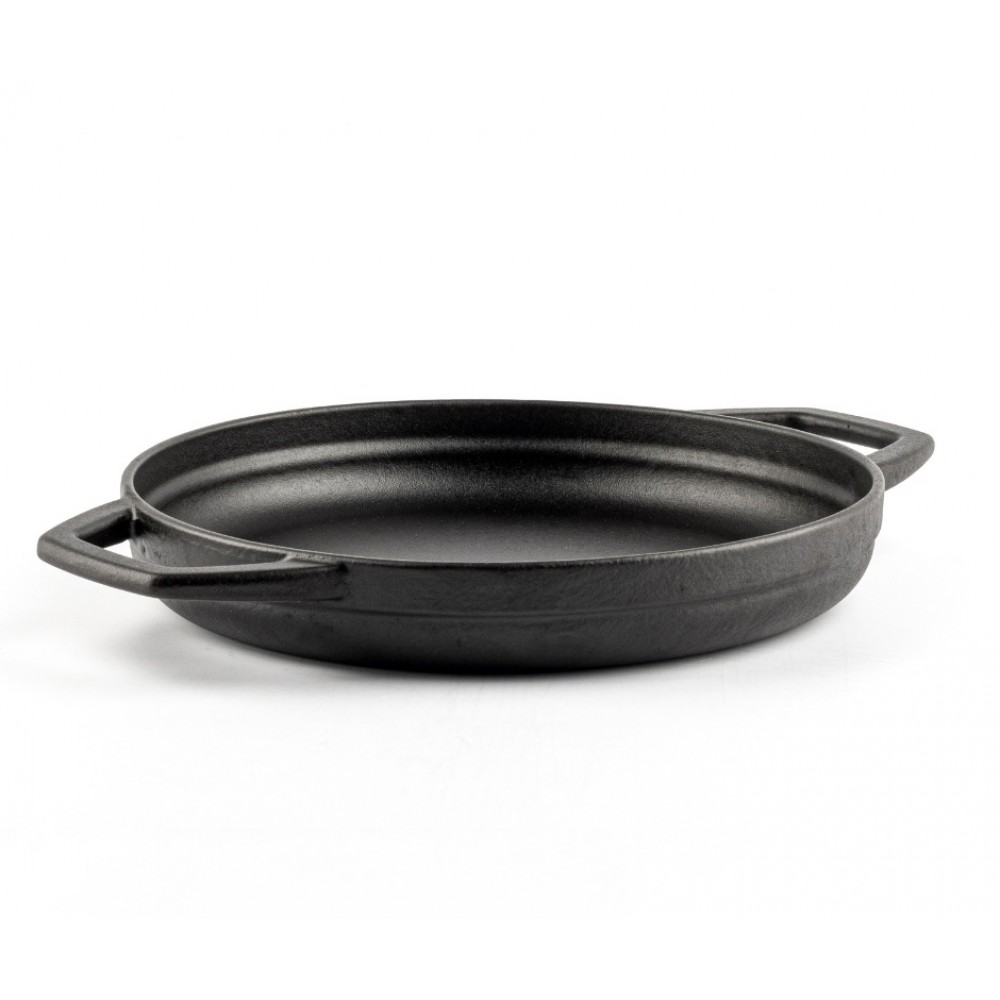 Frigideira de ferro fundido com duas alças esmaltada Hosse, Black Onyx, Ф22cm