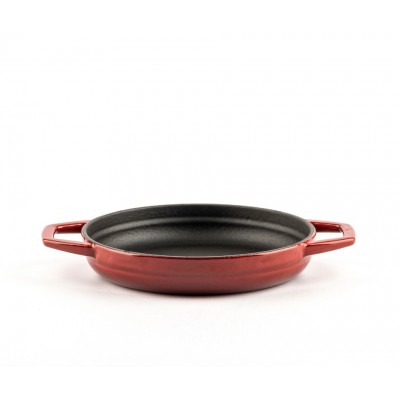 Frigideira de ferro fundido com duas alças esmaltada Hosse, Rubin, Ф16cm - Produtos para comparar