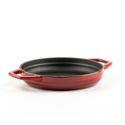 Frigideira de ferro fundido com duas alças esmaltada Hosse, Rubin, Ф19cm - Produtos para comparar