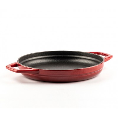 Frigideira de ferro fundido com duas alças esmaltada Hosse, Rubin, Ф22cm - Produtos para comparar