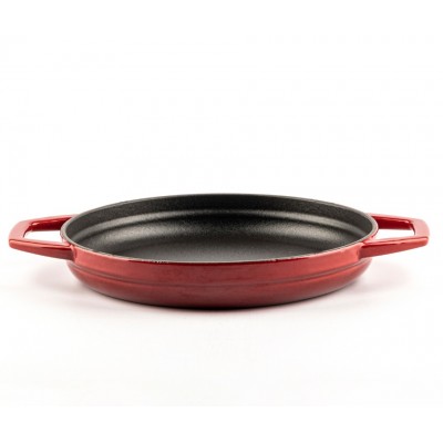 Frigideira de ferro fundido com duas alças esmaltada Hosse, Rubin, Ф22cm - Produtos para comparar