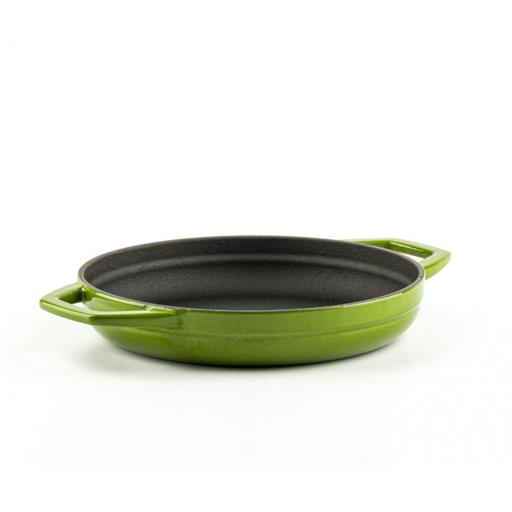 Frigideira de ferro fundido com duas alças esmaltada Hosse, Bamboo, Ф19cm