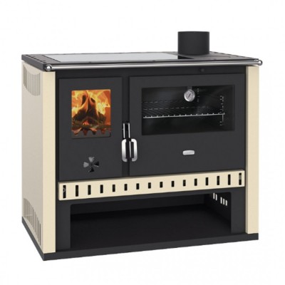 Fogão a lenha Prity GT, com placa vitrocerâmica, 15 kW - Produtos para comparar
