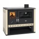 Fogão a lenha Prity GT, com placa vitrocerâmica, 15 kW |  |  |