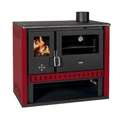 Fogão a lenha Prity GT Vermelho, 15 kW - Produtos para comparar