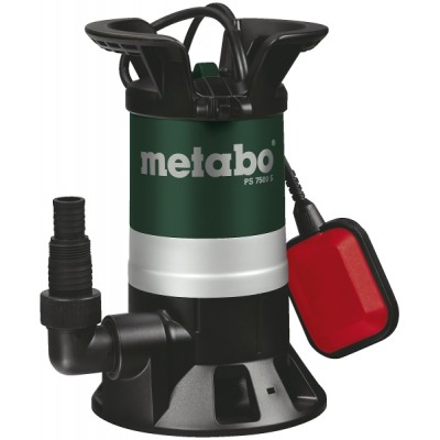 Bomba de drenagem para água limpa e suja Metabo PS 7500 S, 1 1/4", potência 450 W, altura manométrica 5 m - Metabo