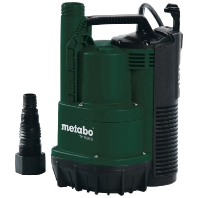 Bomba submersível para água limpa METABO TP 7500, potência 300 W, vazão 7500 l/h, altura manométrica 6,5 ​​m - Metabo