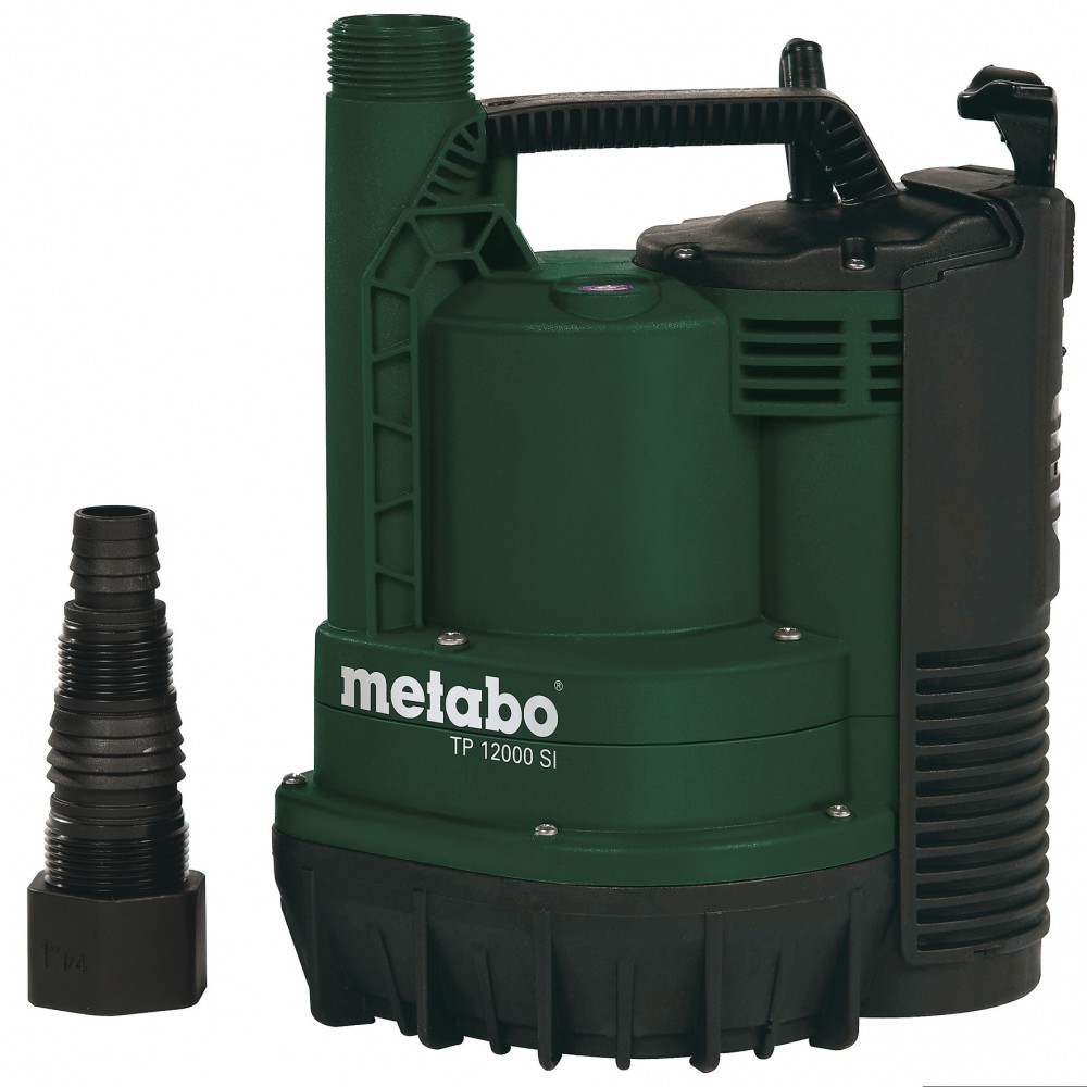 Bomba submersível para água limpa Metabo TP 12000 SI, potência 600 W, vazão 11.700 l/h, altura manométrica 9 m | Bombas de jardim | Bombas de água |