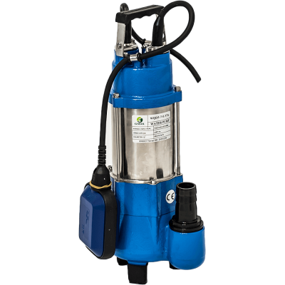 Bomba de drenagem submersível para águas altamente contaminadas Gmax WQD com flutuador exterior – caudal 17 m³/h, potência 0,75 kW, altura manométrica 15 m - Bombas de drenagem