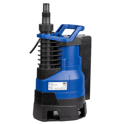 Bomba de drenagem submersível para águas sujas Gmax com flutuador integrado – caudal 15,5 m³/h, potência 0,9 kW, altura manométrica 8,5 m - Bombas de água suja