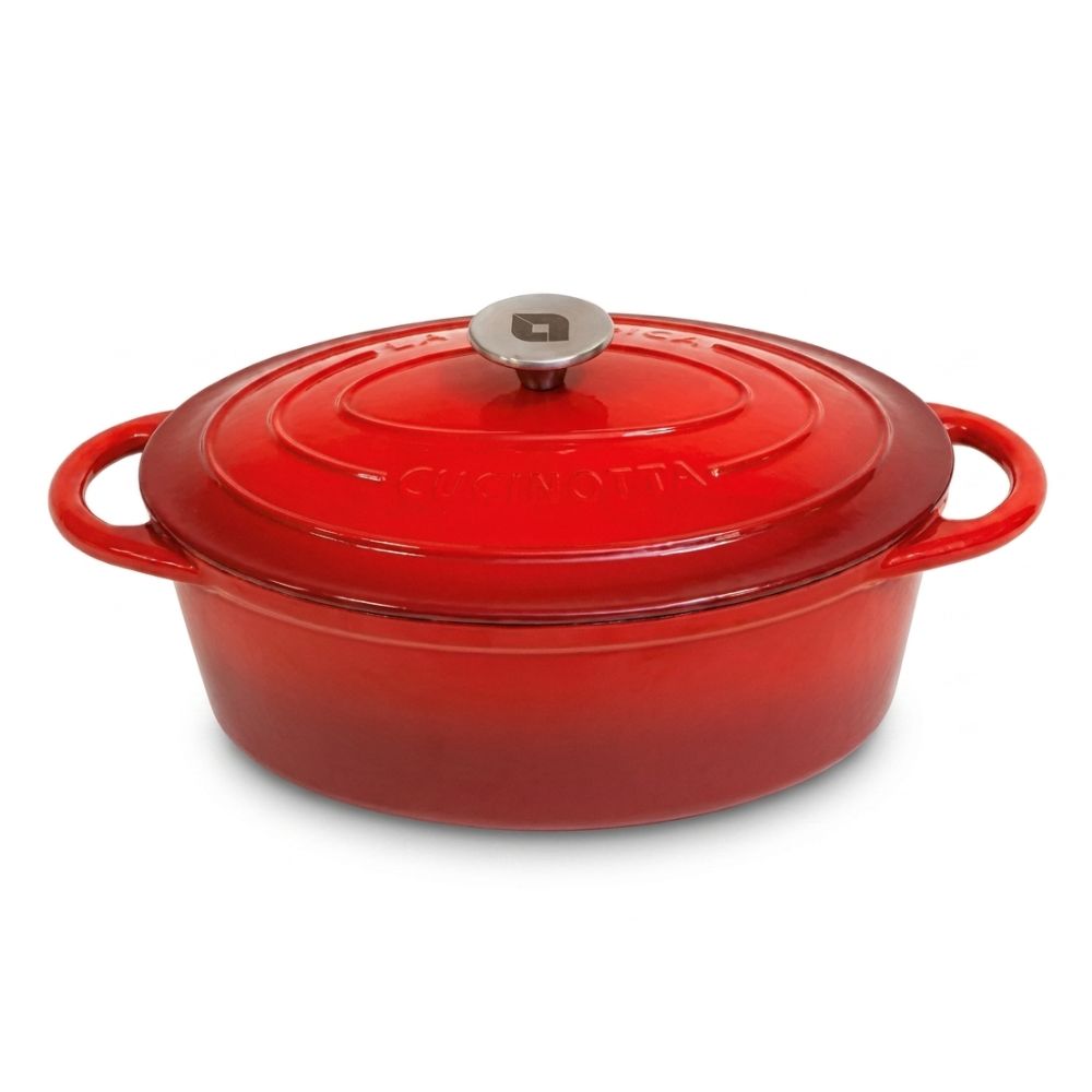 Panela de ferro fundido esmaltada La Nordica, Oval, Ф33 | Panela de ferro fundido |  |
