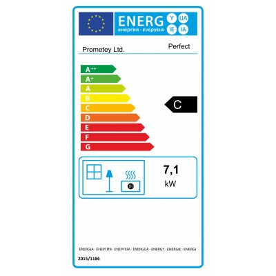 Fogão à lenha Prometey Perfect, 7kW - Fogões a lenha
