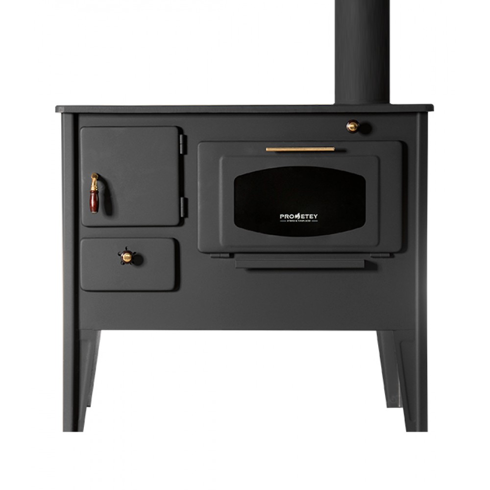 Fogão à lenha Prometey NAR Type A, 7kW | Salamandras a lenha com forno | Salamandras a lenha |