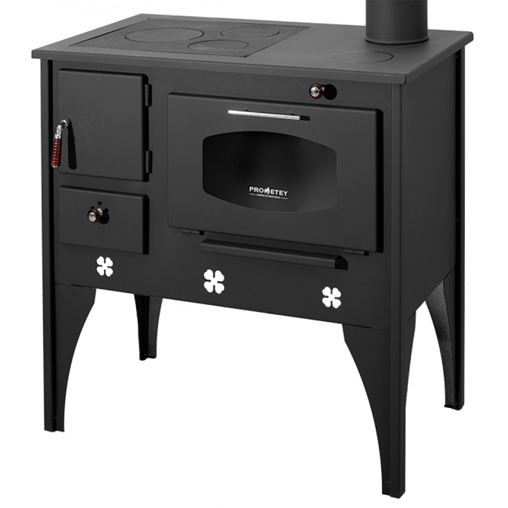 Fogão à lenha Prometey NAR Type B, 7kW | Salamandras a lenha com forno | Salamandras a lenha |