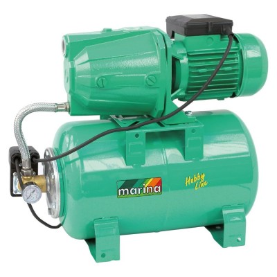 Sistema hidróforo Speroni Marina CAM 100/25 25L – potencia 1100 W, altura 45 m, caudal 70 L/min - Produtos para comparar