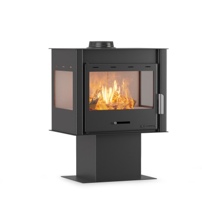 Salamandra a lenha Velmora Fire ATS 100 3SIDE, 12.19kW - Velmora Fire