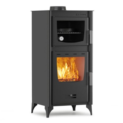 Salamandra a lenha com forno Velmora Fire ATS 90-25 ΜΑSΙΝΑ, 12.04kW - Velmora Fire