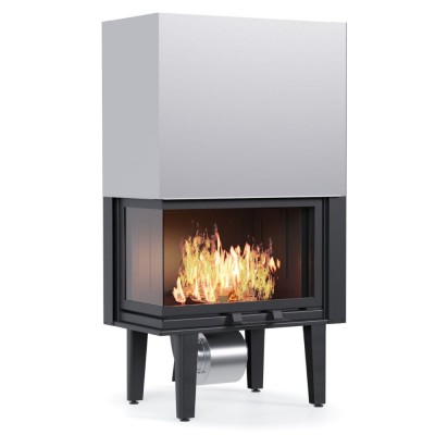 Lareira a lenha Velmora Fire ATS CORNER 700, esquerda, 16.1kW - Produtos para comparar