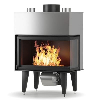 Lareira a lenha Velmora Fire ATS STABLE AIR CORNER 800, com condutas de ar, certa, 15.15kW - Produtos para comparar