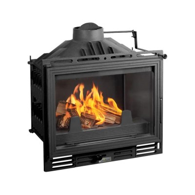 Lareira a lenha UNIFLAM 600 ECO com registo e fornecimento de ar, 8kW - Lareiras