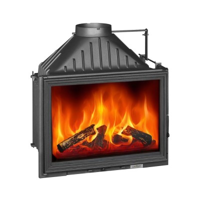 Lareira a lenha UNIFLAM 700 LUX ECO com registo e fornecimento de ar, 12kW - Lareiras