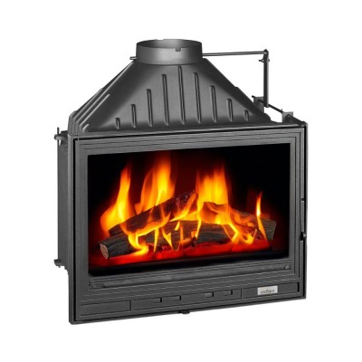 Lareira a lenha UNIFLAM 700 OPTIMA ECO com registo e fornecimento de ar, 12kW - Lareiras