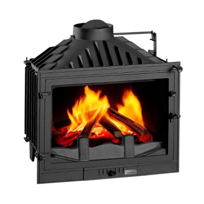 Lareira a lenha UNIFLAM 700 STANDARD ECO com registo e fornecimento de ar, 10kW - Lareiras