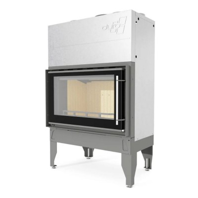 Lareira a lenha UNIFLAM 860 DURO com condutas de ar e alimentação de ar, 13 kW - Lareiras