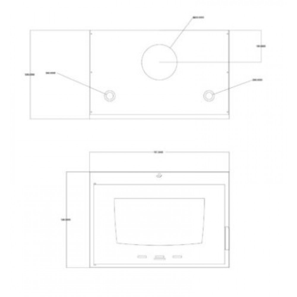 Lareira para aquecimento central Balkan Energy ATS INSERT HYDRO 800, 16.11kW | Lareiras para aquecimento central | Lareiras |