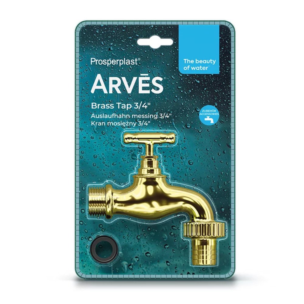 Torneira Gold 3/4″ Prosperplast para reservatórios de água da chuva | Depósitos de água |  |
