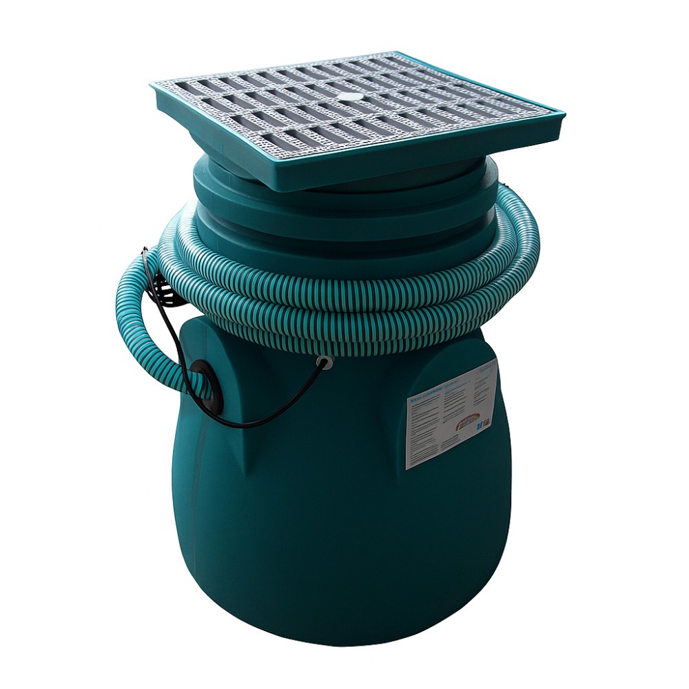 Estación de bombeo de aguas residuales con bomba TWINGO 300, para instalación empotrada – capacidad 75 L, potencia 0,33 kW, caudal 0,15 m³/h, altura 5,8 m | Bombas submersível | Bombas de água |